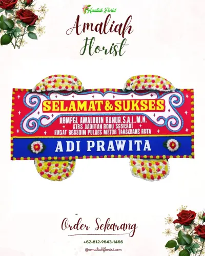 Karangan Bunga Ucapan Selamat labanjaya